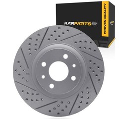 For Fiat 500 2018 2019 Brake Rotor | 59 mm. / 2.32 in. Center Hole Diameter