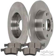 Rear Brake Rotors Ceramic Pads For Honda Civic 2016 2017 2018 2019 2020-2022
