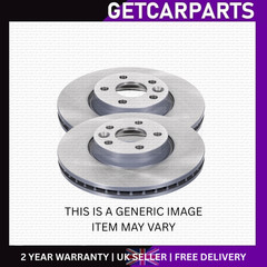 Front Vented Brake Discs Pair 312mm Fits Audi Q3 Sportback 2011-2020 1.4/2.0