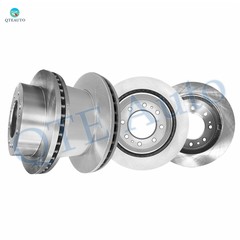 Set 4 Front 355mm-Rear 360mm Brake Disc Rotors For 2011-2015 GMC Sierra 2500 HD