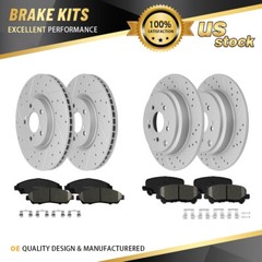 Front Rear Disc Rotors Brake Pads Kit for 2009 – 2013 Honda Pilot Acura MDX ZDX