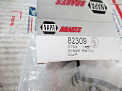 8-Napa 82309 BRAKE SHOE RETAINER CLIPS BRAKE HOLD DOWN CLIPS