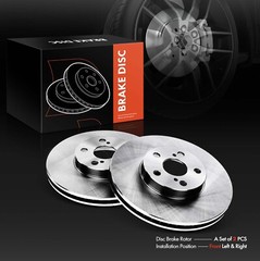 Front Disc Brake Rotors for Toyota Corolla Matrix 2003-2008 Celica Pontiac Vibe