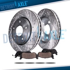 11.93 inch Front Drilled Brake Rotors Pads for Mercedes Benz ML320 ML350 ML430