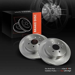 2x Rear Left&Right Disc Brake Rotor for Nissan Pathfinder 2005-2012 6Stud 308mm