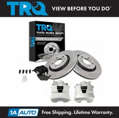 TRQ Front Brake Pad & Rotor Kit Fits 98-10 Volkswagen Beetle 01 Golf 00-04 Jetta