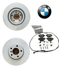 NEW OEM Genuine BMW X3 X4 Rear Brake Kit F25 F26 Rotors Pads Sensr 34206886482