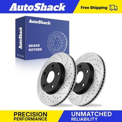 Front Drilled Slotted Brake Rotors for 2006-2018 Toyota RAV4 2008-2015 Scion xB