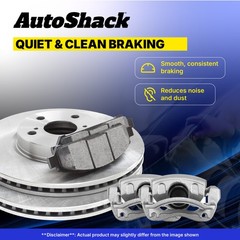Front Brake Rotors Ceramic Pads Calipers for VW, Jetta 06-08, 10-11, 13-18