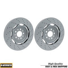 2X Front Brake Rotors For Alfa Romeo Giulia Stelvio Quadrifoglio 2017-2024 New