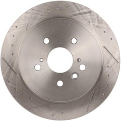 2X For Toyota Highlander 2008-2010 2011 2012 2013 Rear Drill Solt Brake Rotors