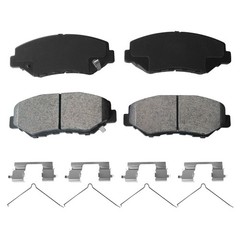 11.1in Front & 10.2in Rear Brake Rotors Brake Pad For Honda Civic 2013-2014 2015