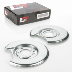 2x Splash Plate Cover Plate Anchor Plate Brake Rear LR for Volvo 240 260