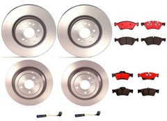 Brembo Front & Rear Brake Kit Disc Rotors Ceramic Pads Sensors For MB W164 W251