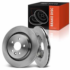 2Pcs 302mm Rear Disc Brake Rotors for S60 2011-2018 S80 2007-2016 V60 V70 XC70