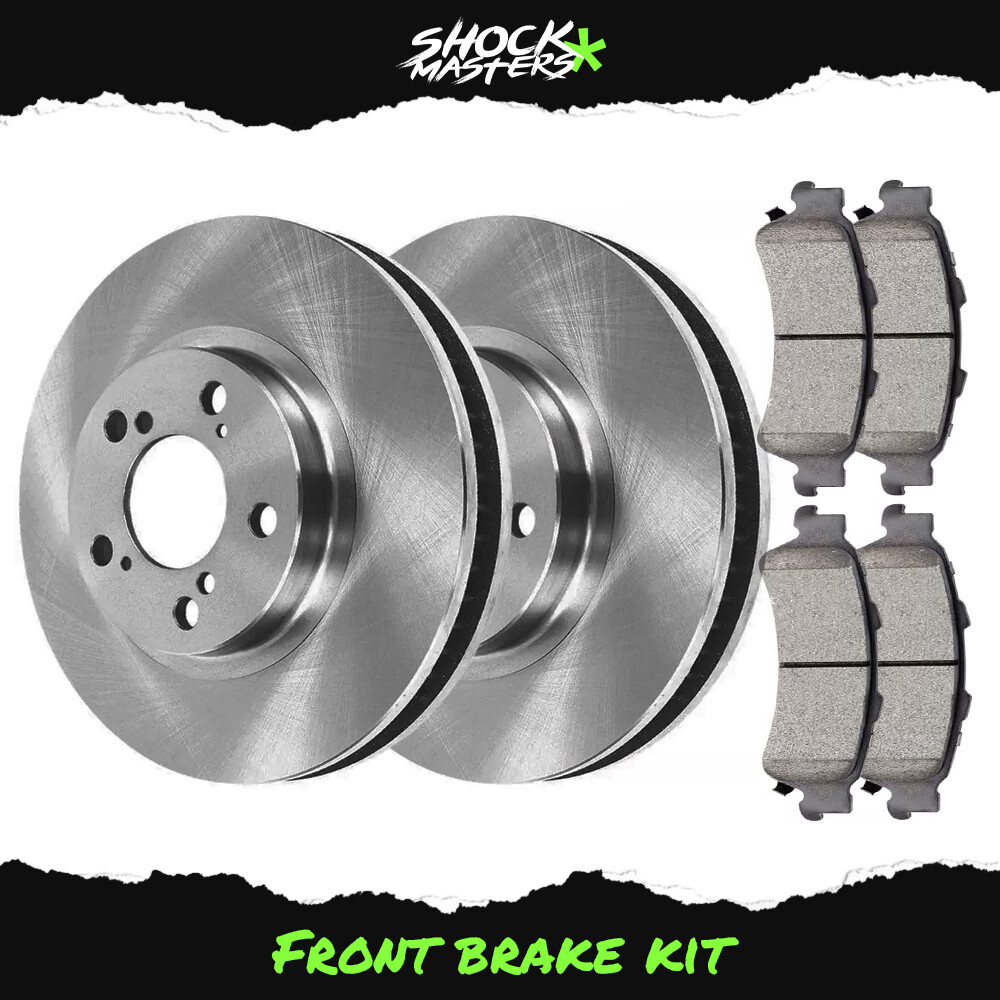 Front Brake Rotors Ceramic Pads Kit for 2014-2020 Acura RLX