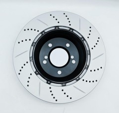 New Left Rear Brake Discs Rotor Drilled & Slotted Fixed For BMW M3/M5-2002-2006