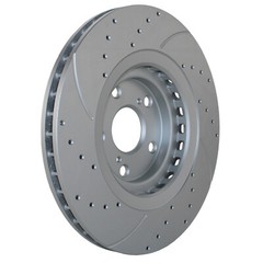 Bison Performance Front Drill Coat 328mm Brake Disc for RX350 Highlander Sienna