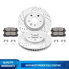 Fit for 2011 12-19 Ford Explorer 325mm Front Disc Brake Rotors Brakes Pads Kit