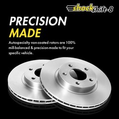 2PCS Front Brake Rotors For 2008-2012 Mercedes-Benz C300