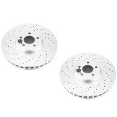 Powerstop Front 360.3mm Brake Discs Set for C43 AMG CLS450 E300 E350 E450 GLC300