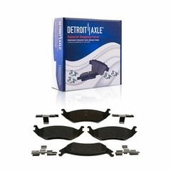 Front Rear Drilled Rotors Brake Pads w/20pc Lugnuts for 2006-2009 Dodge Ram 1500