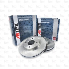 Brake Disc Rotors For Vauxhall Corsa D Rear Axle Abtex BD1481S