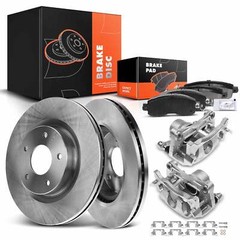 A-Premium 8x Front Disc Brake Rotors & Pads + Calipers for Nissan Altima 14-19