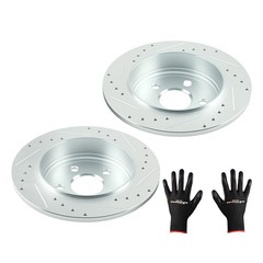 13″ Drilled Brake Rotor Kit Rear for Jeep Grand Cherokee/Durango S-53061 2011-20