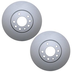 Bison Performance Pair Front Coated 288mm Brake Rotors for 9-3 900 L100 L300 LW2