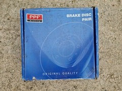 Citroen XM Rear Brake Discs Pair of PPF Braking PPF6205 DSK138 224mm