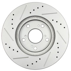 4 Pcs Front Rear Brake Rotors & 8 Pcs Brake Pads For Honda Accord 2006 2007 3.0L