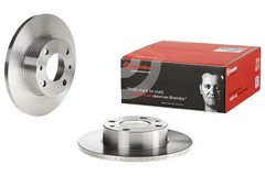 2x Brake Discs Pair Solid fits FIAT 850 SPIDER 100 Front 8 9 65 to 72 227mm Set