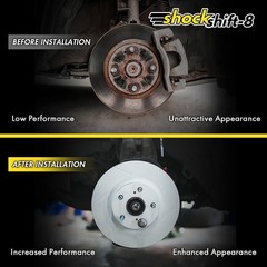2PCS Front Brake Rotors For 2008-2012 Mercedes-Benz C300