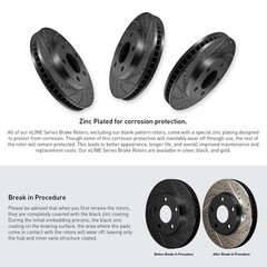 R1 Concepts Whwh2 54094 R1 E Line Series Brake Rotor D S Black W Ceramic
