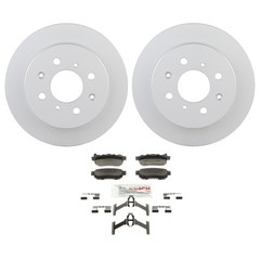 Bosch Rear 239mm Disc Brake Rotors & Ceramic Brake Pads Kit for Integra Civic