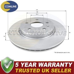 Comline Rear Brake Disc Fits Vauxhall Insignia 2008-2017 + Other Models #1