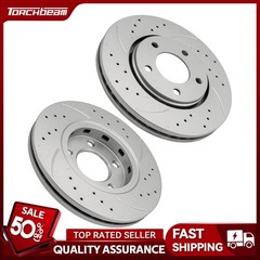 Front Vented Brake Rotors for Dodge Grand Caravan and Town & Country 3.3L 53004