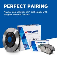 Wagner QS ZD981 Disc Brake Pad Set, Chamfered Edges for Smooth, Quiet Stops, Fit