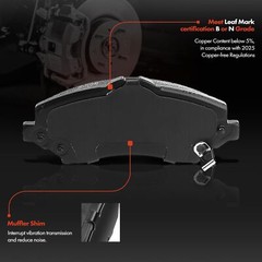 Front Drilled Rotors & Ceramic Brake Pads for Dodge Nitro 2007-2011 Jeep Liberty