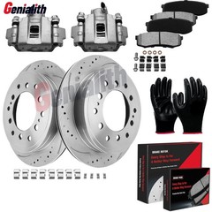 Rear Disc Brake Rotor Pads Brake Caliper for Toyota FJ Cruiser 2007-2009 4.0L