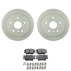 Bosch QuietCast Rear Rotors Akebono ProACT Ceramic Disc Brake Pad Kit For Avalon