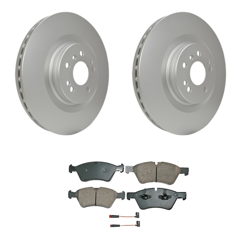 Hella Front Rotors Akebono EURO Ceramic Disc Brake Pads Kit For X164 GL320 GL350