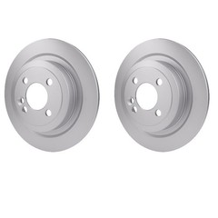 Hella Pair Set of Rear Solid 280mm Disc Brake Rotors For Cooper R55 R56 R57 R59