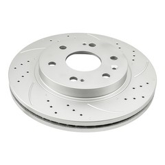 Front Drilled & Slotted Brake Rotors for 07-09 14-18 Chevy Silverado 1500 Pair