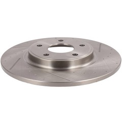 Rear Slotted Brake Rotors For Dodge Grand Caravan 12-2016 For Ram C/V 2012-2015