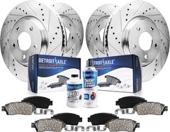 5-Lug Front & Rear Brake Pads Rotors for 2011-2020 Dodge Durango