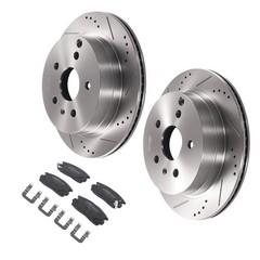 Rear Left&Right Brake Rotors Ceramic Pads for Chevrolet Equinox 2010-2017 55178