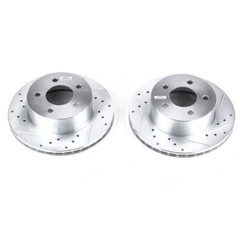Power Stop For 90-99 Jeep Cherokee Front Evolution Rotors – Pair