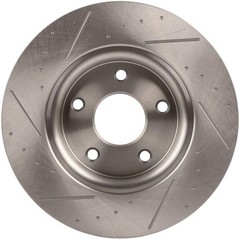 Rear Slotted Brake Rotors For Dodge Grand Caravan 12-2016 For Ram C/V 2012-2015